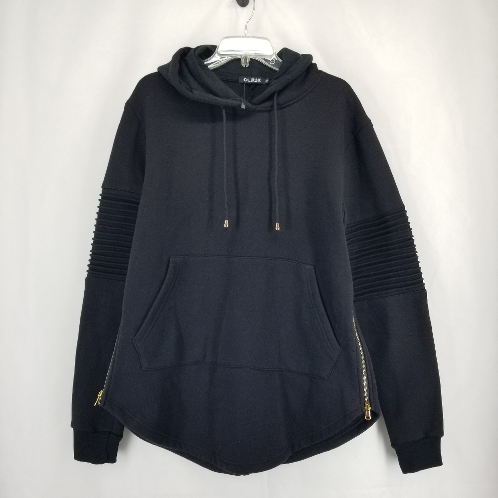 OLRIK Black Hip Hop Hipster Streetwear Hoodie M